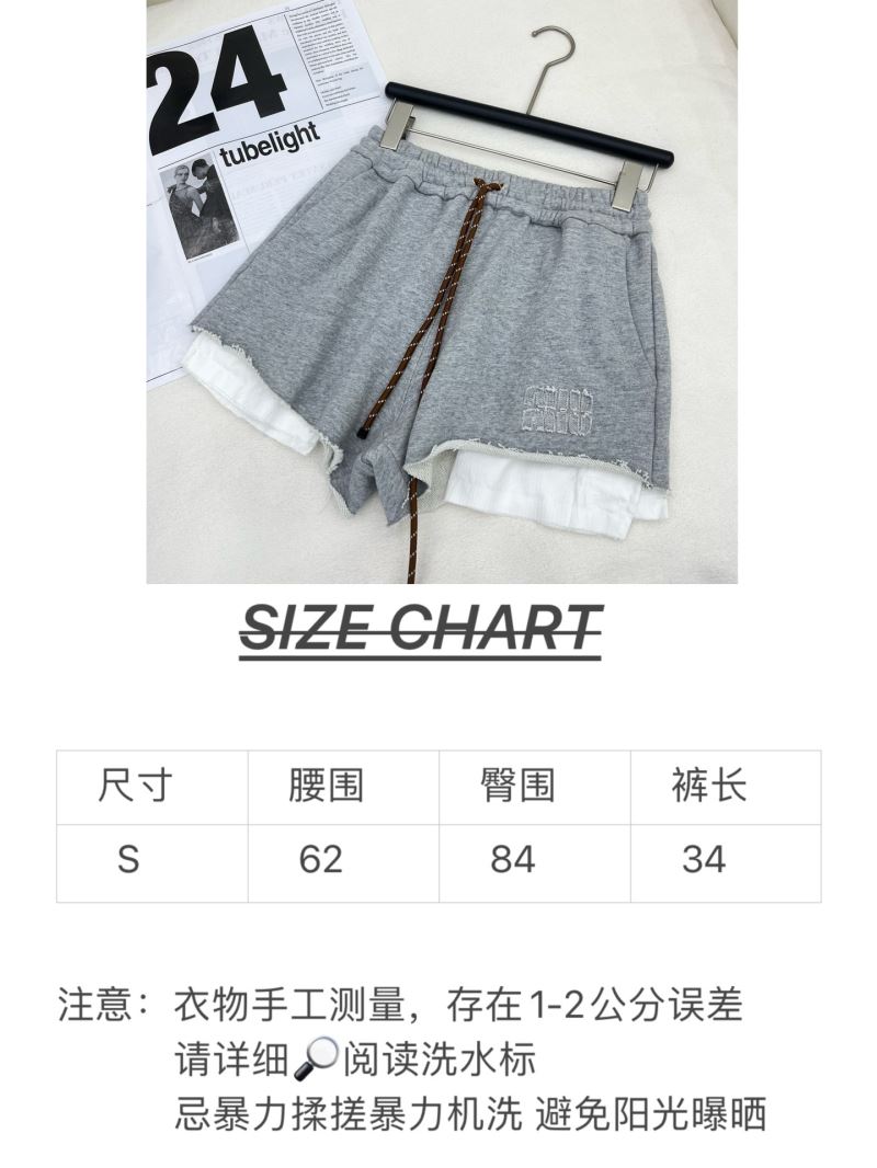 Miu Miu Short Pants